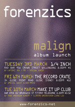 Forenzics 'Malign' Album Launch