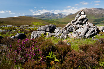 Landscape from the Isle of Skye, Scotland.