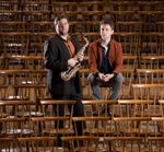 Chris van de Kuilen (piano) en Cameron Millar (saxofoon)