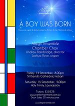 A BOY WAS BORN : Allegri Ensemble