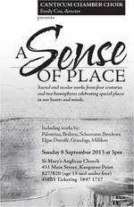 A Sense of Place - Canticum Chamber Choir