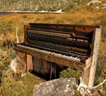 Ruined: installation of Ross Bolleter's ruined pianos