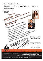 Sally Walker and Giuseppe Zangari in Recital