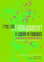 Frülingskonzert - A cappella im Doppelpack