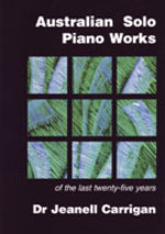 Australian post-1970 solo piano works
