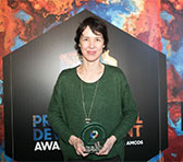 Andrea Keller at the PDA presentation ceremony in Sydney on Tuesday