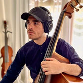 Bernardo Alviz with double bass