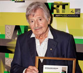 Peter Sculthorpe after the Awards ceremony on 3 April