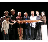 Masterclass participants with James Ledger, Tan Dun and Xiaoxia Zhao and her guqin