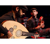 Joseph Tawadros (oud) an James Tawadros (percussion)